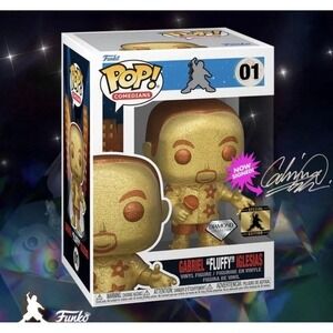 Gabriel Iglesias Fluffy Funko Pop Gold Diamond Limited /1,000 Pcs SIGNED PRESALE